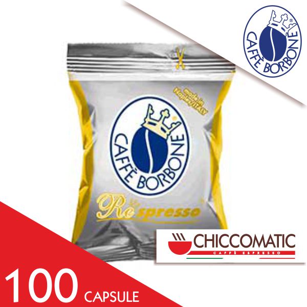 100 Capsule Borbone Compatibile Respresso Miscela Oro