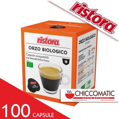 Ristora Compatibile Dolce Gusto Orzo Biologico - 100 Cialde
