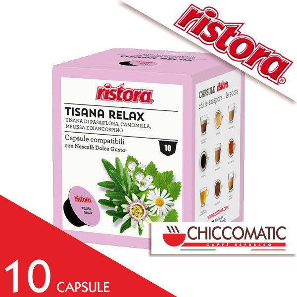Ristora Compatibile Dolce Gusto Tisana Relax - 10 Cialde