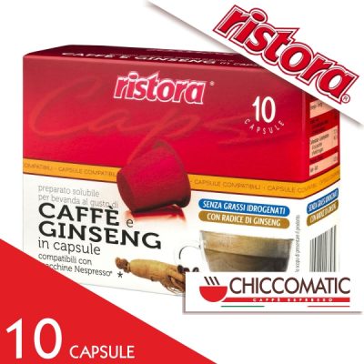 Ristora Compatibile Nespresso Caffè Ginseng - 10 Cialde