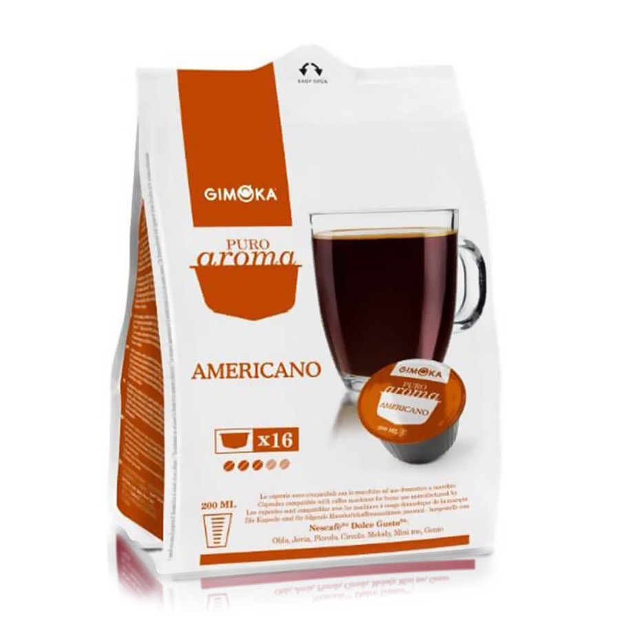 Gimoka Puro Aroma compatibile nescafe dolce gusto americano - Chiccomatic Shop Online